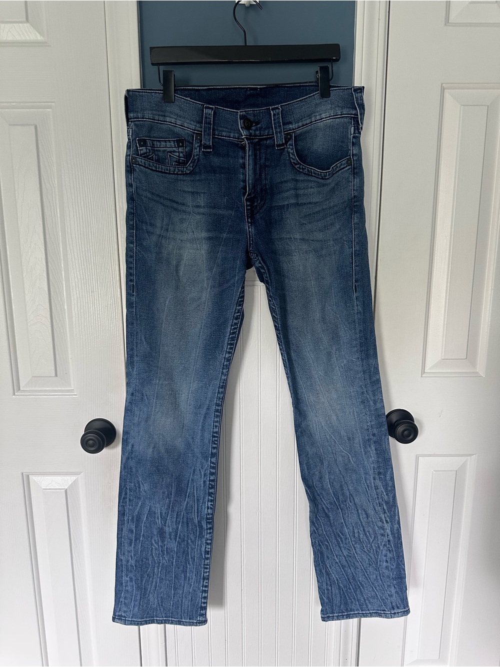 True Religion World Tour Men’s Jeans Size 32 Medium Wash Horseshoe